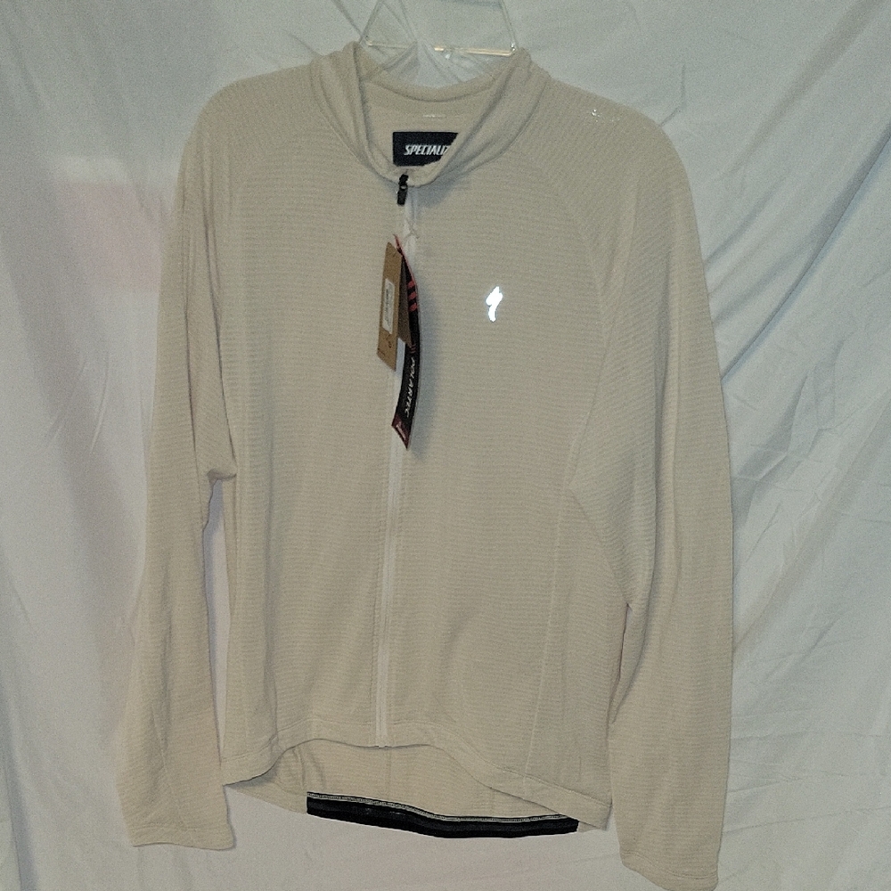 Mens Cycling Medium Long Sleeve Jersey Polartec Fleece Road Mtn Gravel